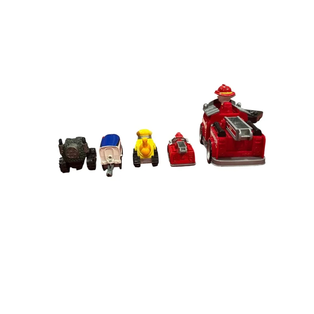 Paw Patrol Die Cast Vehicles Lot Marshall Chase Rocky‎ Rubble Tracker